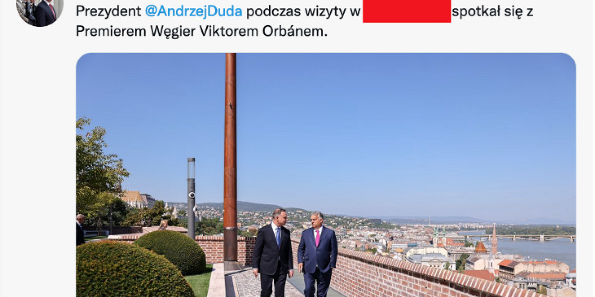 Prezydent Andrzej Duda na Węgrzech.