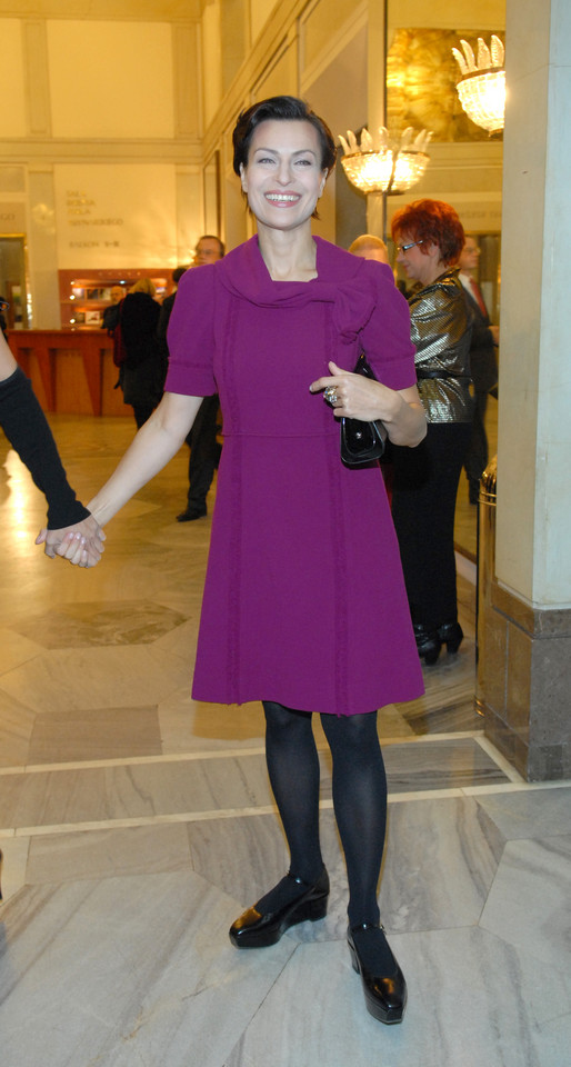 Danuta Stenka na premierze "Borysa Godunowa"