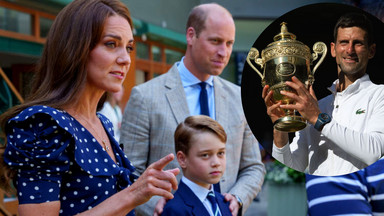 Książę George dostał od Novaka Djokovicia trofeum Wimbledonu. Rozbawił swoim zachowaniem