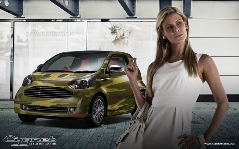 Aston Martin Cygnet – zrób sobie ekscentryczną tapetę