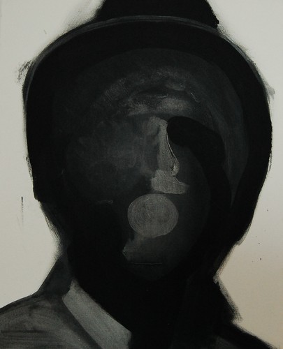 'Szkice do portretu 10', Cezary Bednarczyk, olej na płótnie, 50x40 cm