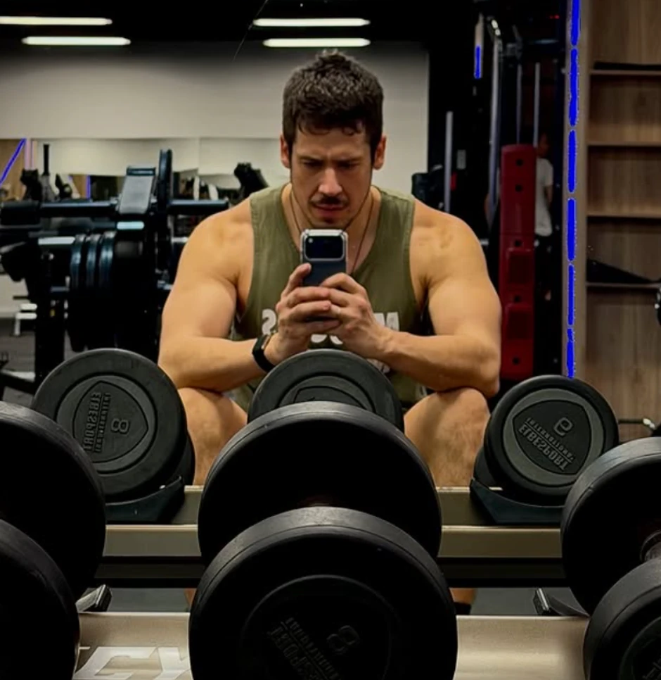 Nikola Rokvić podelio sliku iz teretane