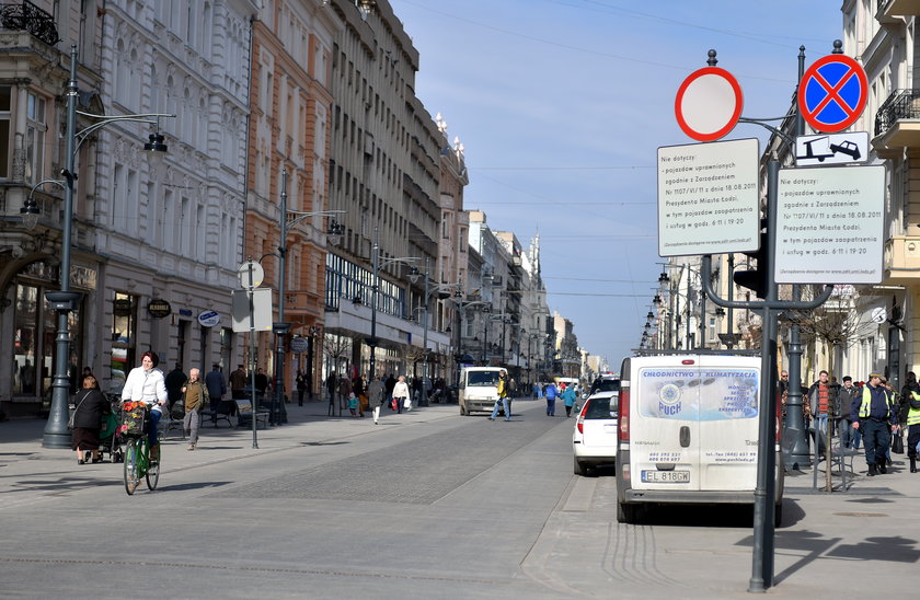 Tylko 84 znaki na Piotrkowskiej