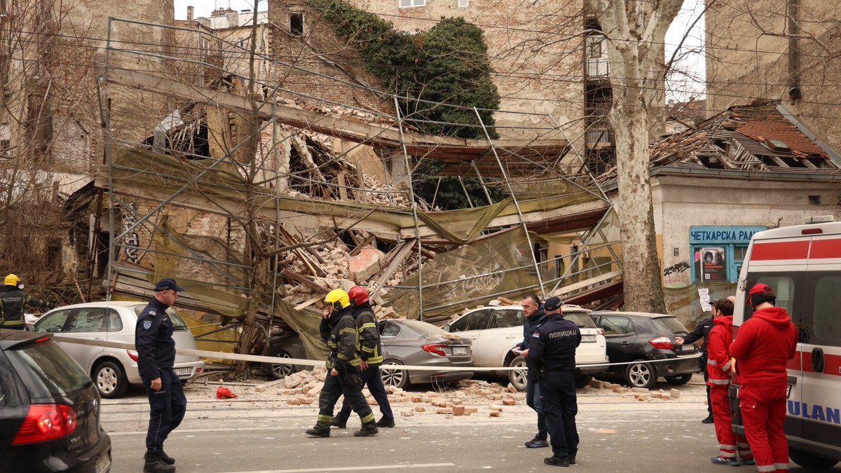 Srušila se građevinska skela 