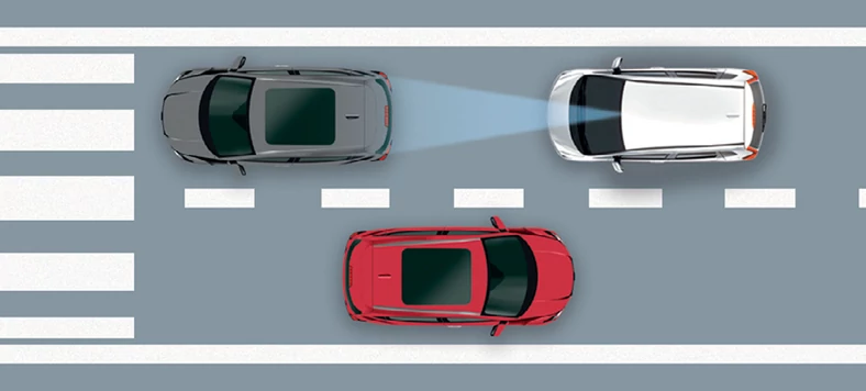 Seryjny system aktywnego hamowania w mieście (CTBA) działa poniżej
32 km/h. Opcjonalnie dostępny jest system ostrzegania przed kolizją.