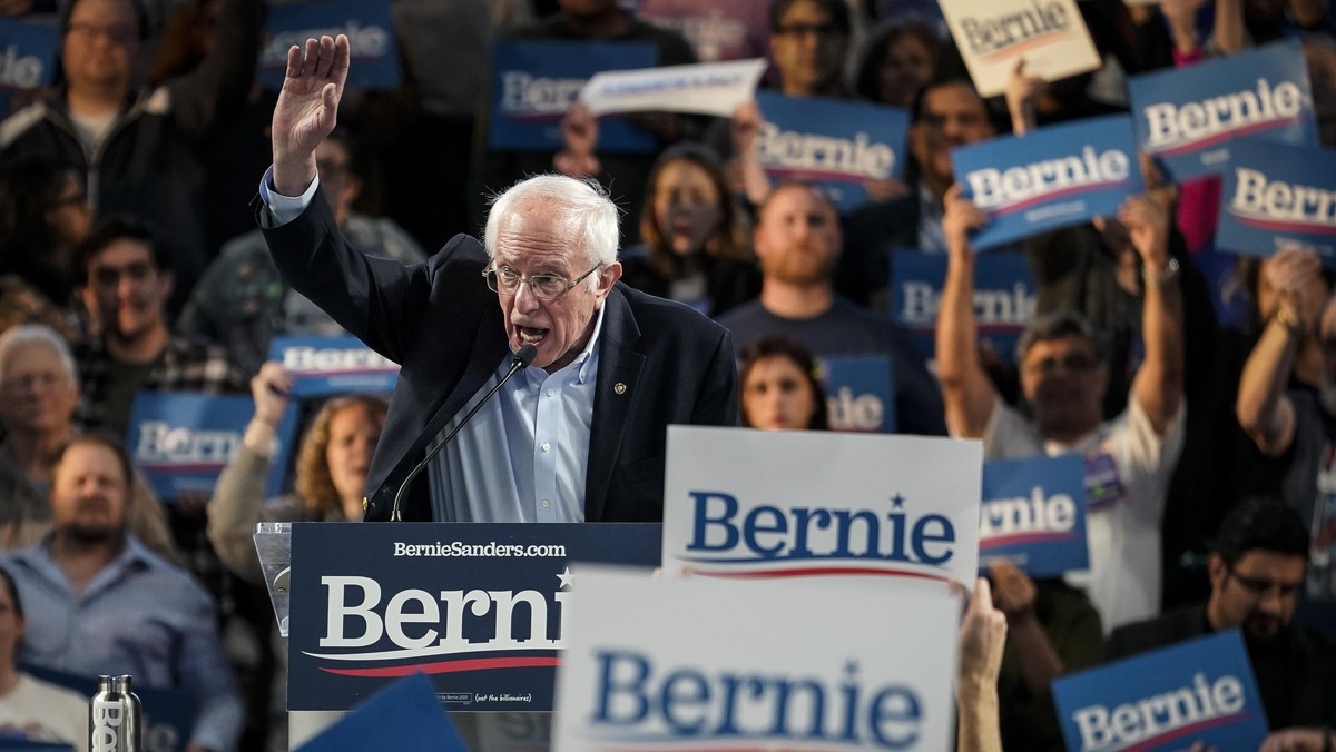 Democratic Presidential Candidate Sen. Bernie Sanders Campaigns In Texas