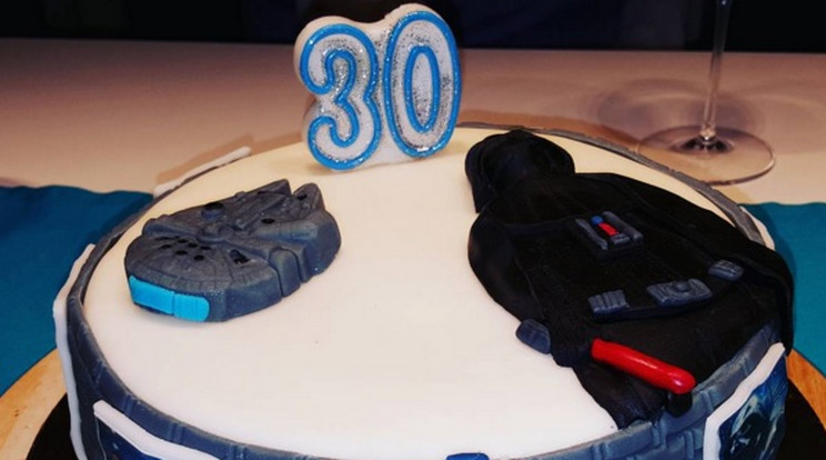 Cseh László ezt a tortát kapta születésnapjára/Fotó: Instagram