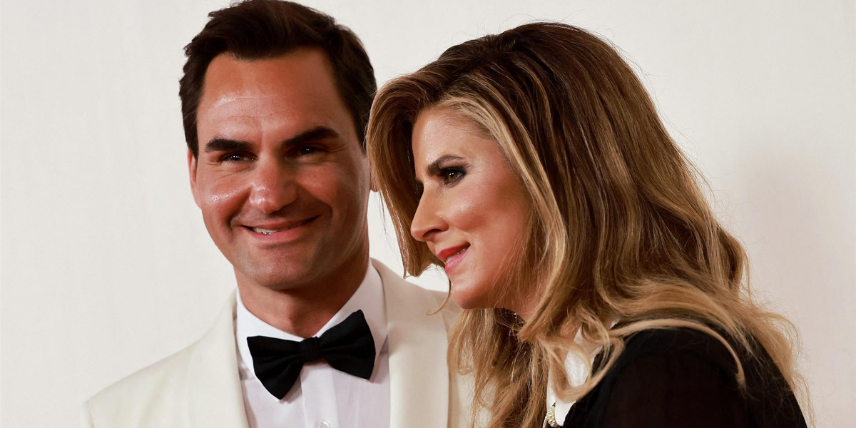 Roger Federer razem z żona Mirką podczas magicznego wieczoru w Dolby Theatre w Los Angeles.