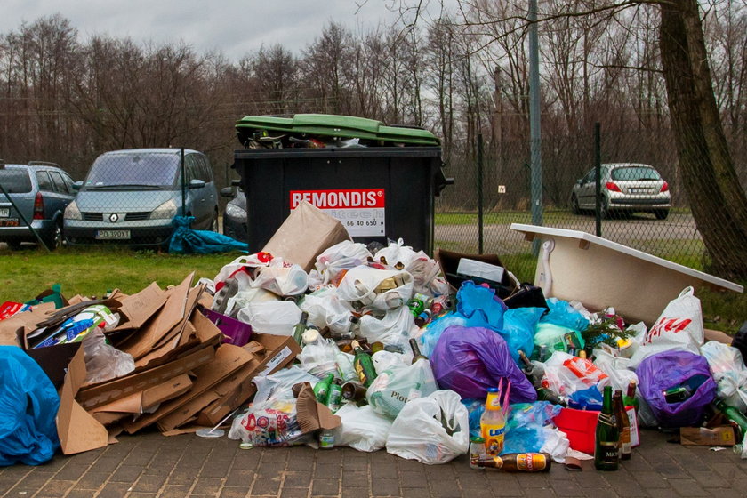 Problem ze śmieciami w Poznaniu