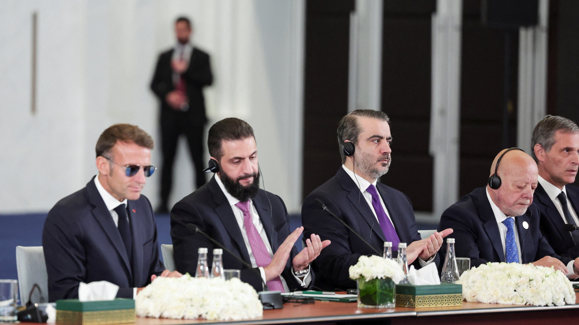 Prezident Macron na návšteve Sýrie