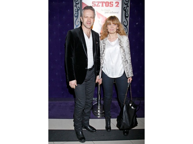 Dorota Chotecka i Radosław Pazura.