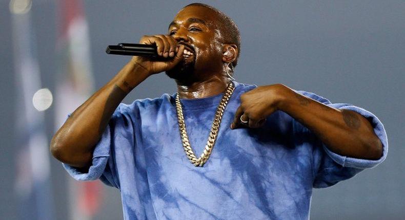 Kanye West performs during the closing ceremony of the Toronto's Pan Am Games