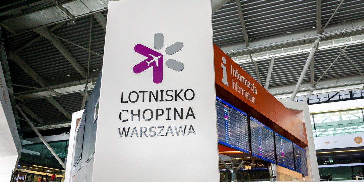 Lotnisko Chopina to największy port lotniczy w kraju.