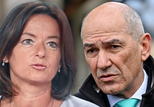 Tanja Fajon i Janez Janša