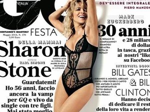Sharon Stone 56 évesen bodyban szexiskedik a címlapon