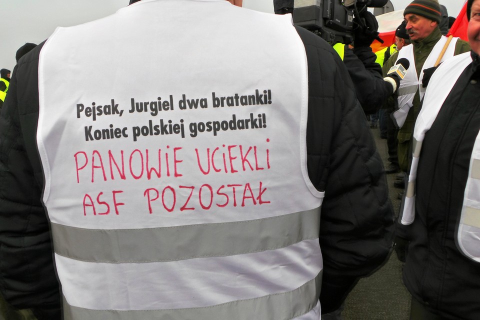 Protest na autostradzie A2