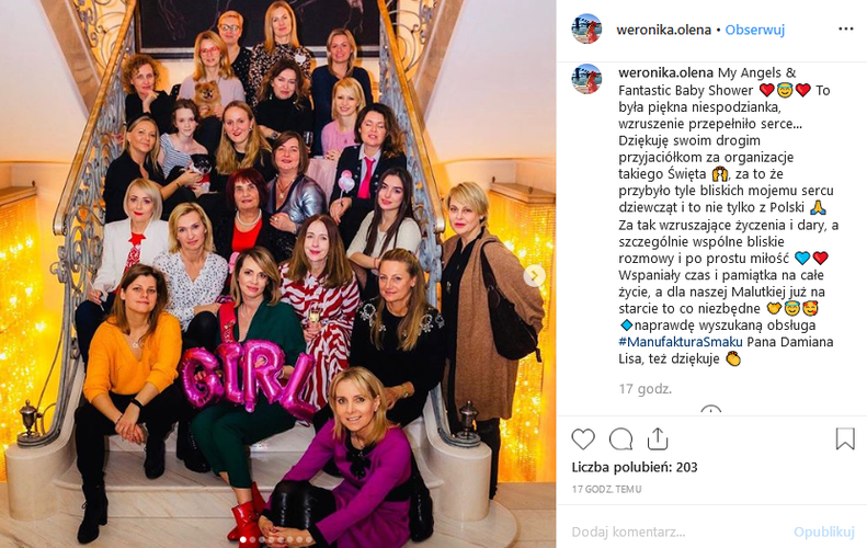 baby shower Weroniki Marczuk