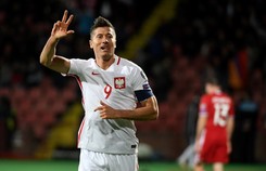 Robert Lewandowski najlepszym strzelcem w historii reprezentacji Polski