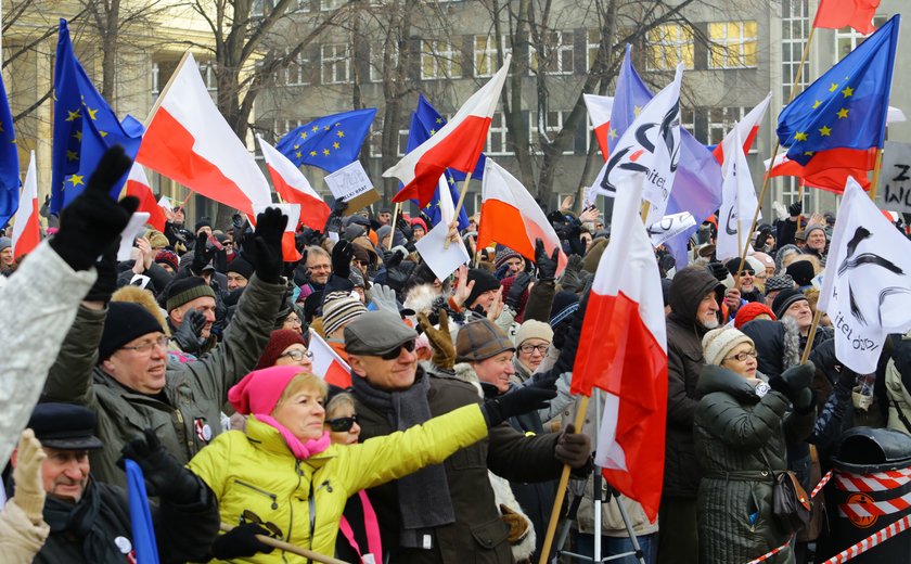 Manifestacja KOD w Katowicach