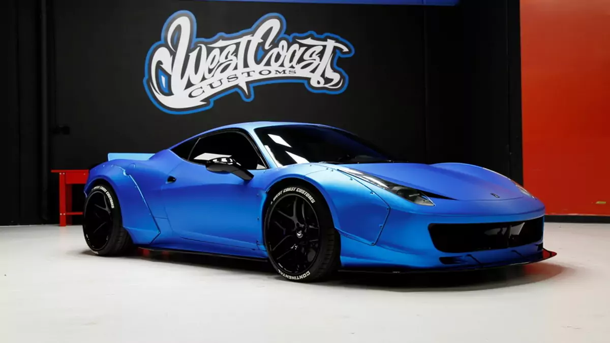 Ciekawostka z ogłoszenia: Ferrari 458 Liberty Walk Justina Biebera