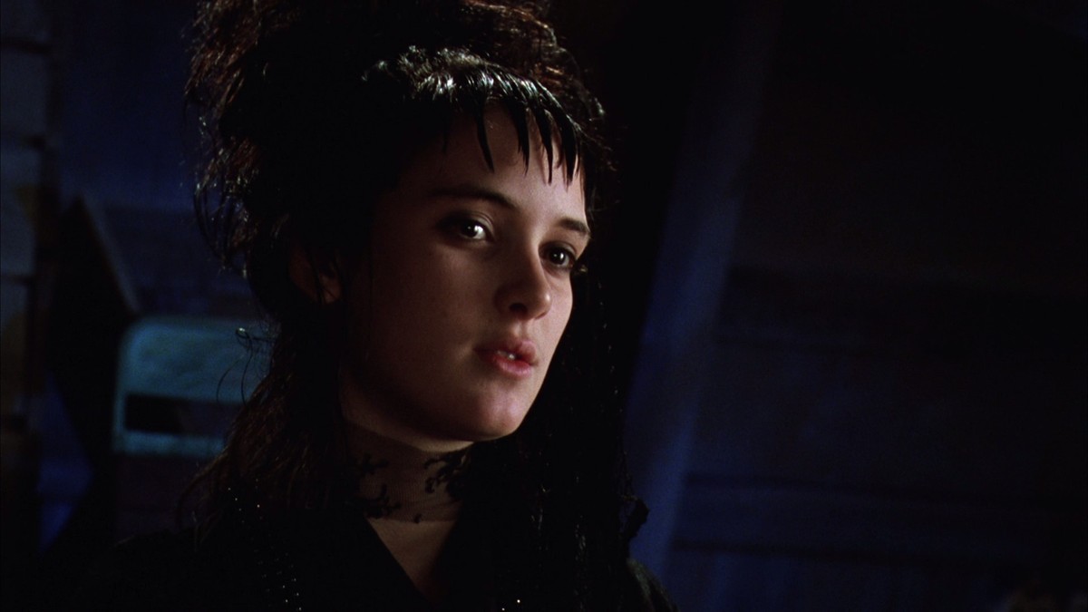 Winona Ryder jako Lydia Deetz w filmie "Sok z żuka"