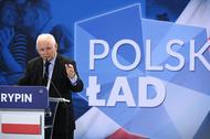 Jarosław Kaczyński prezentuje założenia programu Polski Ład