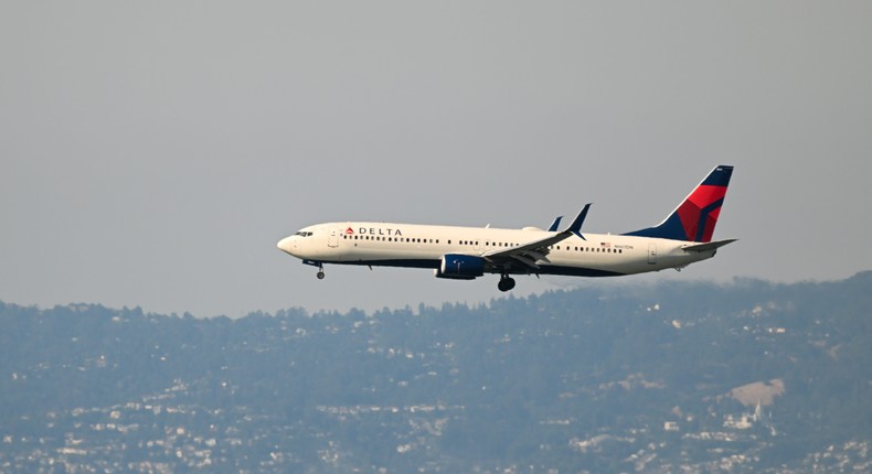 A Delta Air Lines plane.Tayfun CoSkun/Anadolu Agency via Getty Images