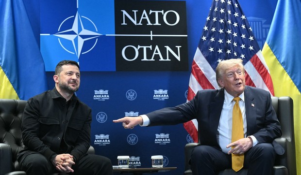 Donald Tramp i Volodimir Zelenski