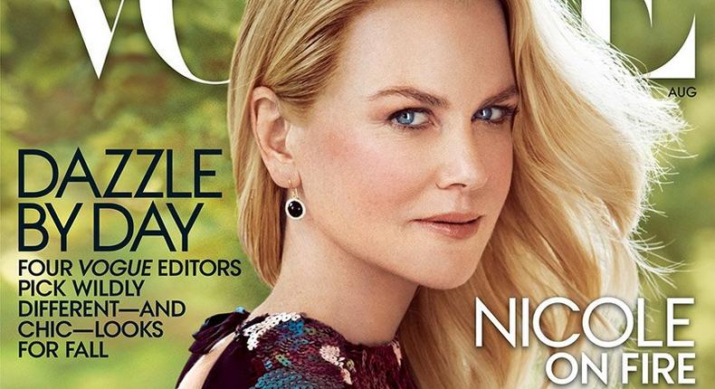 Nicole Kidman covers Vogue August 2015 issue