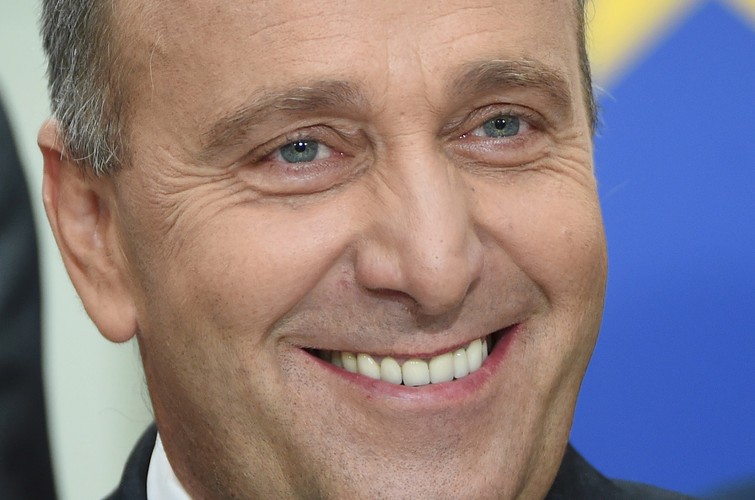 Kandydat na ministra spraw zagranicznych Grzegorz Schetyna podczas oficjalnego ogłoszenia składu rządu Ewy Kopacz