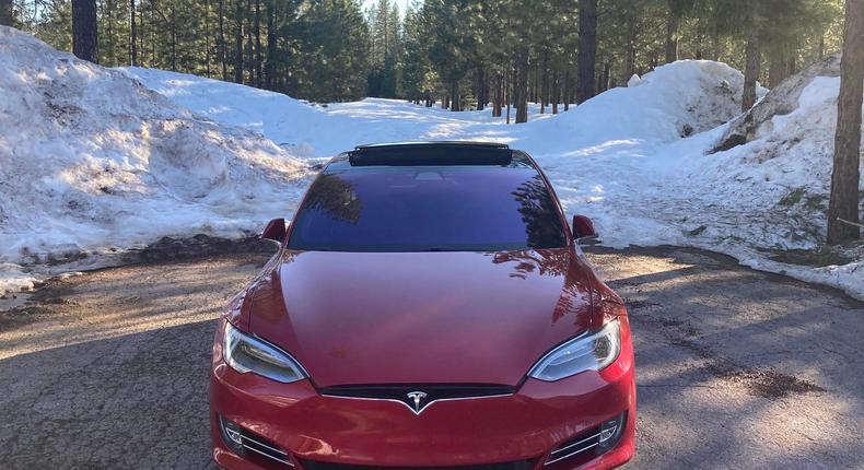 Ryan Shelton's 2017 Tesla Model S.Ryan Shelton