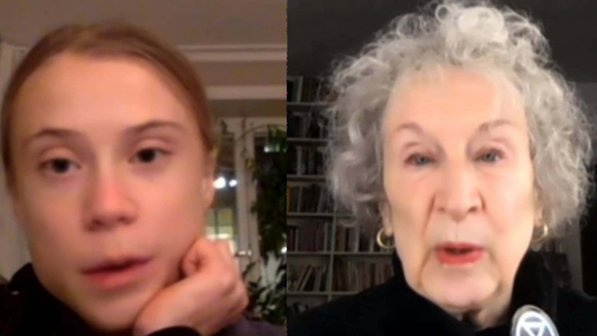 Greta Thunberg i Margaret Atwood spotkały się na Zoomie. "Polegamy na nauce"