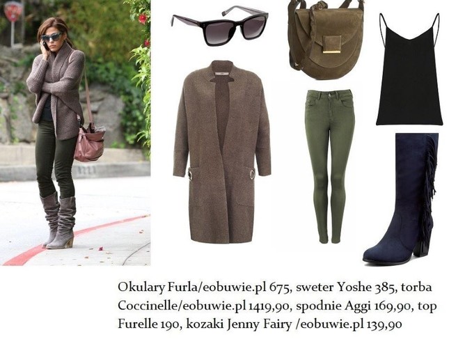 STYLIZACJE inspirowane zestawami Evy Mendes