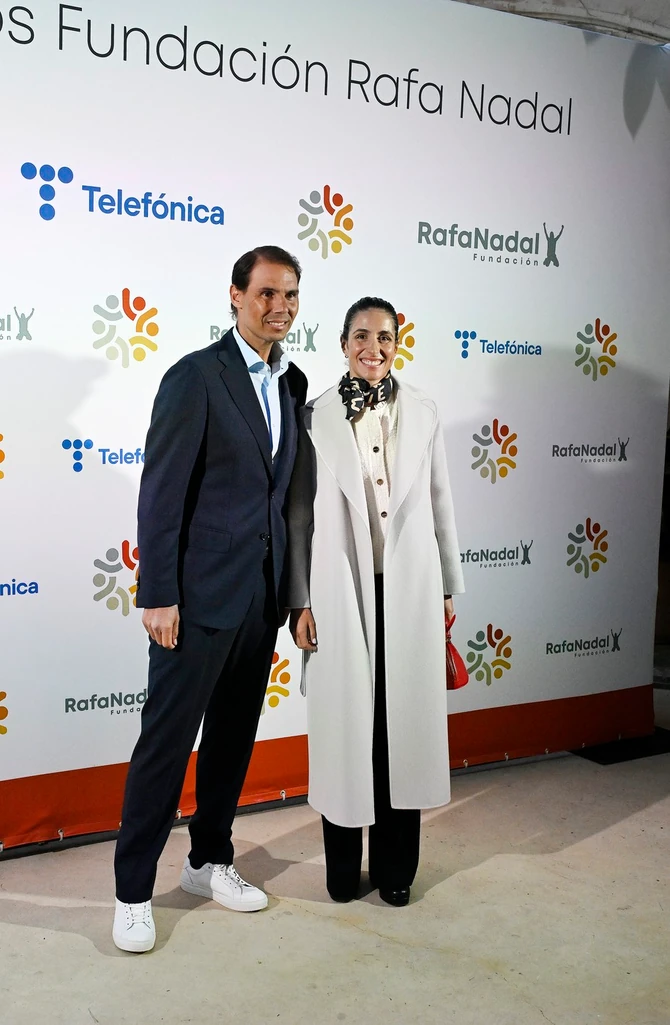 Rafael Nadal sa suprugom