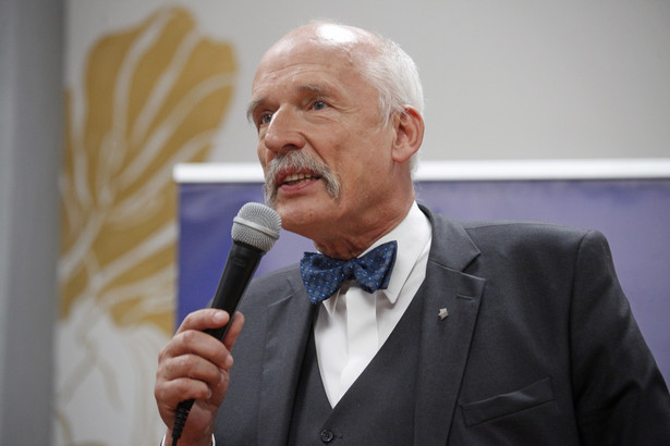 Korwin-Mikke w Londynie: Za PiS będzie taka sama korupcja, jak za rządów PO