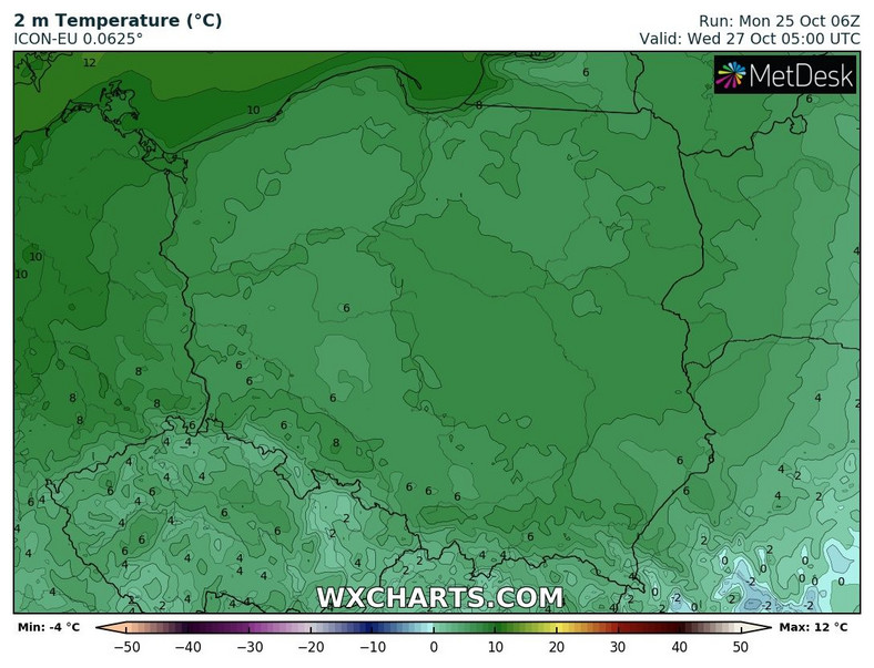 Poranek zapowiada się ciepło