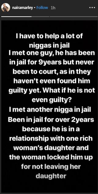 Naira Marley has announced his plans to help a lot of people he met while he was in jail who cannot defend themselves [Instagram/NairaMarley] 