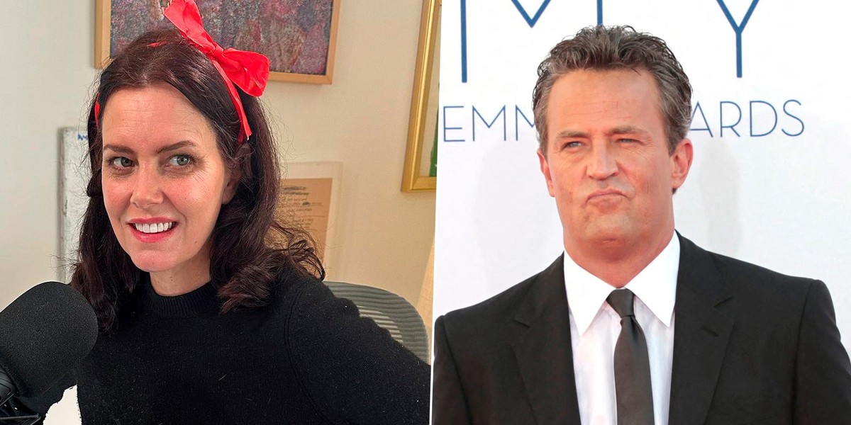 Ione Skye i Matthew Perry.