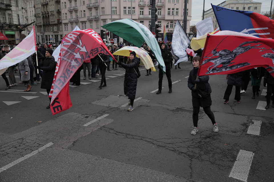 Marsz Antyfaszystowski w Warszawie