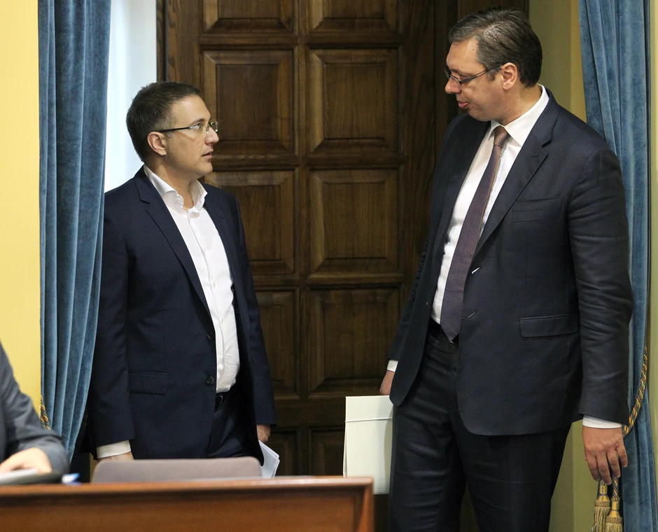 Aleksandar Vučić i Nebojša Stefanović