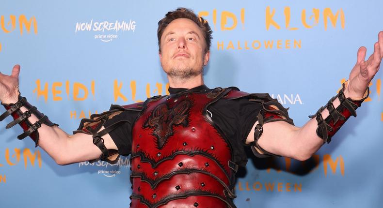 Musk at a 2022 Halloween party.Taylor Hill/Getty Images