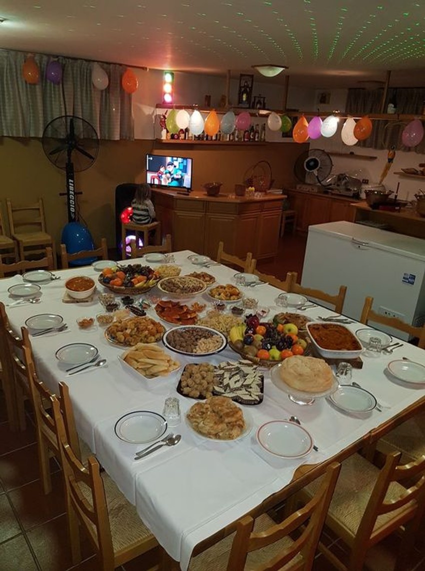 Trpeza koju je Vesna pripremila za Božić