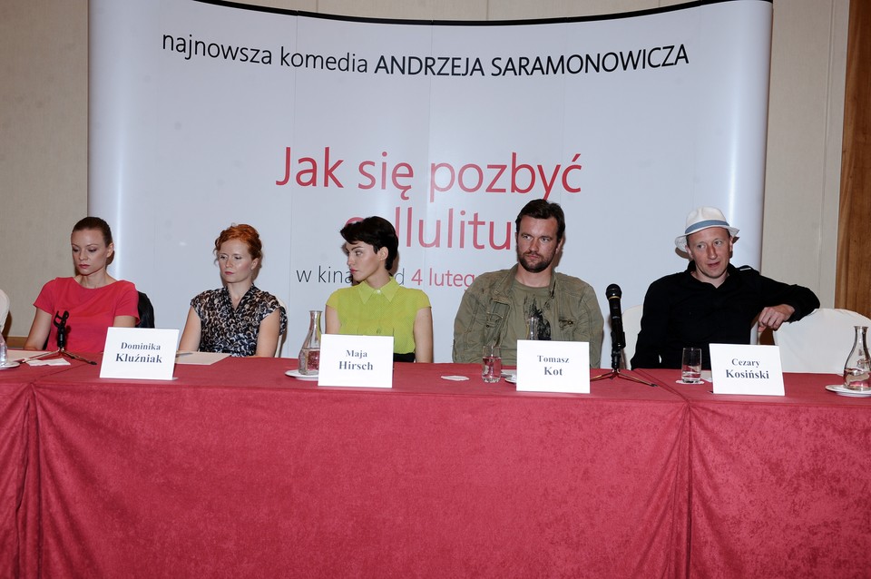 Konferencja prasowa filmu "Jak się pozbyć cellulitu"