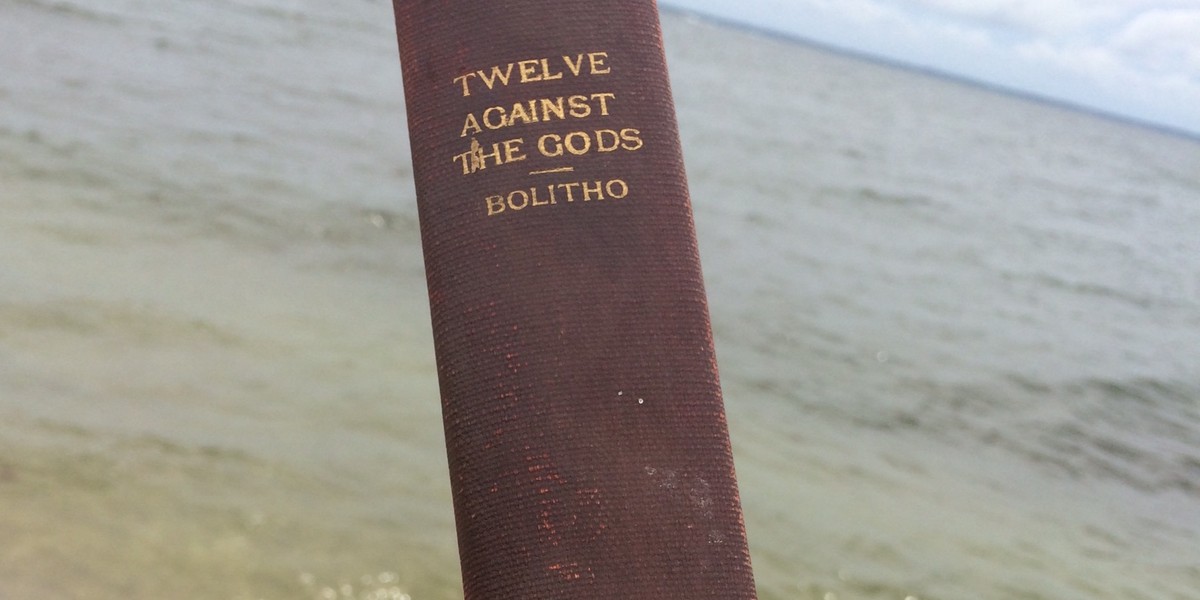 "Twelve Against the Gods" was my beach read.