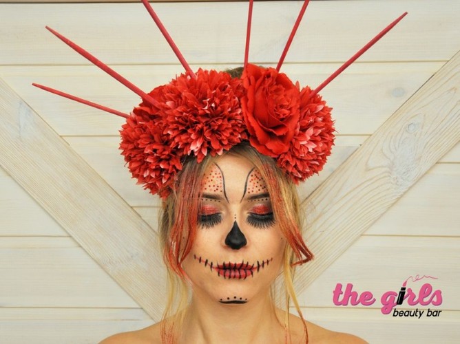 Makijaż na Halloween: Sugar skull