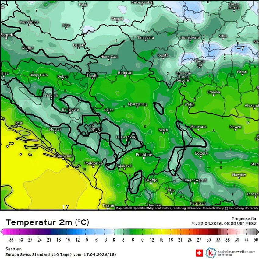 Opsnost od kasnog mraza je u porastu