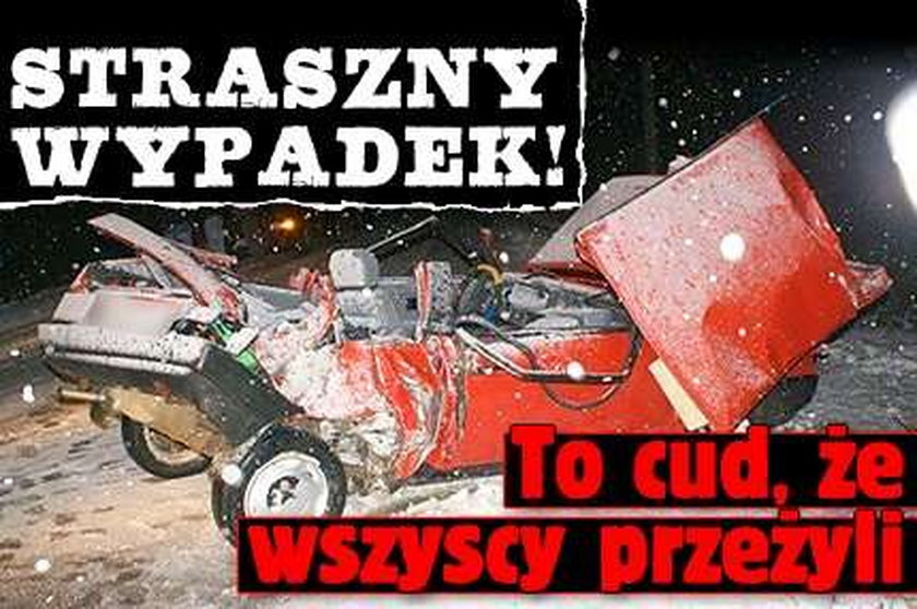 Straszny wypadek! To cud, że wszyscy przeżyli