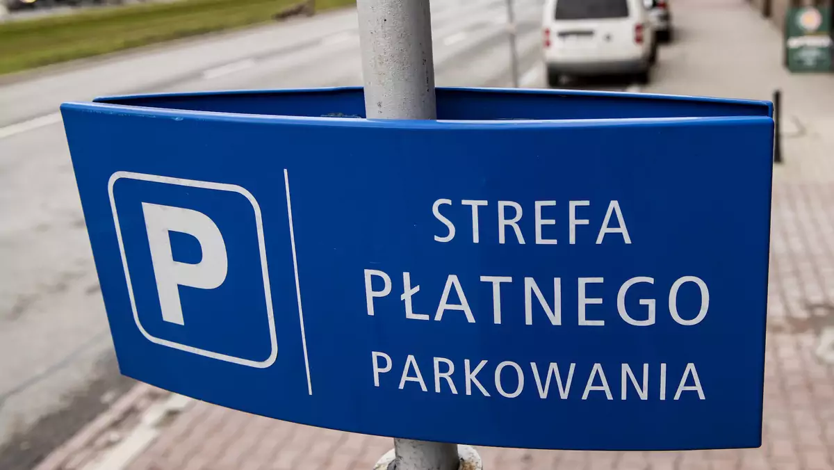 Strefa płatnego parkowania w Warszawie