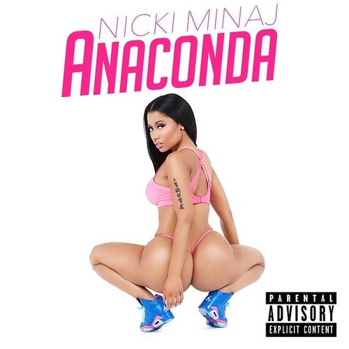 Nicki Minaj na okładce singla 'Anaconda'