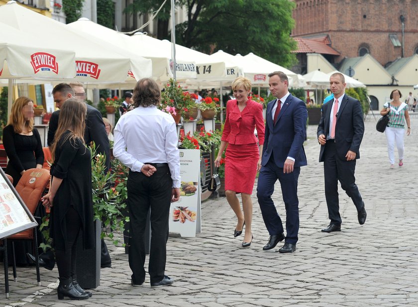 Andrzej Duda na spotkaniu klasowym